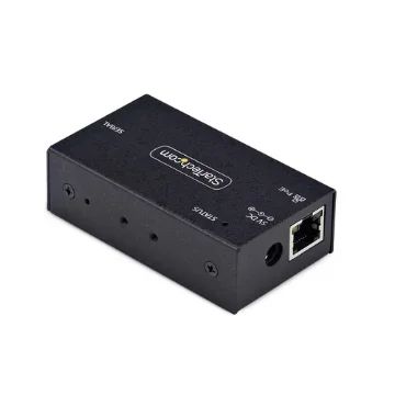 Picture of Startech.Com 1-Port Serial To Ethernet Adapter, 802.3af Poe Ip Serial Device Server for Remote RS232 Devices, Wall/Din Rail Mountable, RJ45 Lan To DB9 Serial Converter, Taa - I13P-SERIAL-ETHERNET