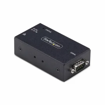Picture of Startech.Com 1-Port Serial To Ethernet Adapter, Ip Serial Device Server for Remote RS232 Devices, Wall/Din Rail Mountable, Metal Housing, RJ45 Lan To DB9 Serial Converter - I13-SERIAL-ETHERNET