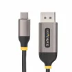 Picture of Startech.Com 10ft (3m) Usb-C To Displayport Adapter Cable, 8K 60Hz, 4K 144Hz, Hdr, Usb Type-C To Dp 1.4 Video Converter Cable, USB4/Thunderbolt 3/4 Compatible - 142-USBC-DP-8K-10F