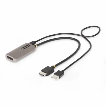 Picture of Startech.Com 1ft (30cm) Hdmi To Displayport Adapter Cable, 8K 60Hz, Active Hdmi 2.1 To Dp 1.4 Video Converter, Usb Bus Powered with Included Cable - 148B-HDMI-DP-8K