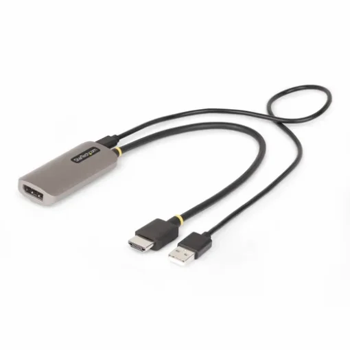 Picture of Startech.Com 1ft (30cm) Hdmi To Displayport Adapter Cable, 8K 60Hz, Active Hdmi 2.1 To Dp 1.4 Video Converter, Usb Bus Powered with Included Cable - 148B-HDMI-DP-8K