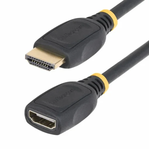Picture of Startech.Com 18in (0.5m) Hdmi 2.0 Extension Cable, High Speed Hdmi Port Saver Cable, 4K 60Hz, Hdmi Male To Female Extension Adapter Cord, Hdmi Extension Cable, M/F - Hd2mf18inl