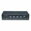 Picture of Startech.Com 4-Port Displayport Kvm Switch, Single 4K 60Hz Monitor, 6x Usb Ports, Push-Button & Hotkey Switching, Displayport 1.2, Os Independent, Taa Compliant - P4ad122-Kvm-Switch