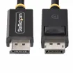 Picture of Startech.Com 1m Displayport 2.1 Cable, Vesa Certified DP40 Displayport Cable w/UHBR10/HDR/HDCP 2.2, 8K 60Hz/4K 144Hz W/Dsc 1.2a, 40Gbps, Dp 2.1 Cable, Uhd Monitor Cord, M/M - DP21-1M-DP40-CABLE