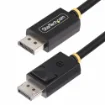 Picture of Startech.Com 2m Displayport 2.1 Cable, Vesa Certified DP40 Displayport Cable w/UHBR10/HDR/HDCP 2.2, 8K 60Hz/4K 144Hz W/Dsc 1.2a, 40Gbps, Dp 2.1 Cable, Uhd Monitor Cord, M/M - DP21-2M-DP40-CABLE