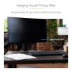 Picture of Startech.Com 27-Inch 16:9 Computer Monitor Privacy Screen, Hanging Acrylic Filter, Quick-Install Security Shield, Monitor Screen Protector, +/- 30 Deg. View, Glossy - 2769A-PRIVACY-SCREEN
