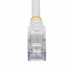 Picture of Startech.Com 2m White CAT8 Ethernet Cable, Snagless RJ45, 25G/40G, 2000MHz, 100W Poe++, S/Ftp, 26AWG Pure Bare Copper Wire, Lszh, Shielded Network Patch Cord W/Strain Reliefs, Fluke Channel Tested - NLWH-2M-CAT8-PATCH