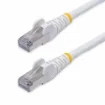 Picture of Startech.Com 1m White CAT8 Ethernet Cable, Snagless RJ45, 25G/40G, 2000MHz, 100W Poe++, S/Ftp, 26AWG Pure Bare Copper Wire, Lszh, Shielded Network Patch Cord W/Strain Reliefs, Fluke Channel Tested - NLWH-1M-CAT8-PATCH