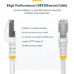 Picture of Startech.Com 5m White CAT8 Ethernet Cable, Snagless RJ45, 25G/40G, 2000MHz, 100W Poe++, S/Ftp, 26AWG Pure Bare Copper Wire, Lszh, Shielded Network Patch Cord W/Strain Reliefs, Fluke Channel Tested - NLWH-5M-CAT8-PATCH