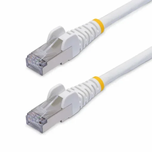 Picture of Startech.Com 3m White CAT8 Ethernet Cable, Snagless RJ45, 25G/40G, 2000MHz, 100W Poe++, S/Ftp, 26AWG Pure Bare Copper Wire, Lszh, Shielded Network Patch Cord W/Strain Reliefs, Fluke Channel Tested - NLWH-3M-CAT8-PATCH