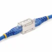 Picture of Startech.Com Shielded RJ45 Coupler, Inline Cat6a Coupler, Female To Female (F/F) T568B Pinout, Shielded Ethernet Cable Extension - IN-CAT6A-COUPLER-S1