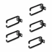 Picture of Startech.Com 5-Pack 1U Vertical Cable Management D-Ring Hooks, Cable Manager for 19" Server Racks/Cabinets, Network Rack Wire Organizers, Cable Guide Rings - Cmhook1un5pk