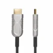 Picture of Startech.Com 50ft (15.2m) Hdmi 2.1 Hybrid Active Optical Cable (Aoc), Cmp, Plenum Rated, 8K Ultra High Speed Hdmi 2.1/2.0 Fiber Optic Cable, 48Gbps, 8K 60Hz/4K 120Hz, HDR10+/FRL/TMDS/eARC - 8K-A-50F-HDMI-CABLE