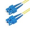 Picture of Startech.Com 3m (9.8ft) Sc To Sc (Upc) OS2 Single Mode Duplex Fiber Optic Cable, 9/125Μm, 40G/100G Zipcord, Bend Insensitive, Low Insertion Loss - Lszh Fiber Jumper Cord - Smdos2scsc3m