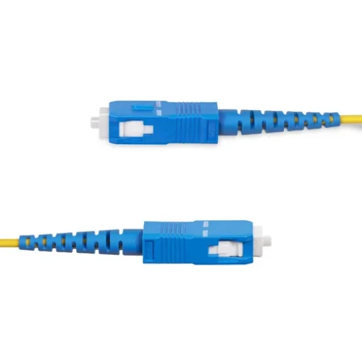 Picture of Startech.Com 100m (328ft) Sc To Sc (Upc) OS2 Single Mode Simplex Fiber Optic Cable, 9/125Μm, 40G/100G, Bend Insensitive, Low Insertion Loss, Lszh Fiber Jumper Cord - SPSMSCSC-OS2-100M