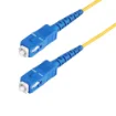 Picture of Startech.Com 100m (328ft) Sc To Sc (Upc) OS2 Single Mode Simplex Fiber Optic Cable, 9/125Μm, 40G/100G, Bend Insensitive, Low Insertion Loss, Lszh Fiber Jumper Cord - SPSMSCSC-OS2-100M