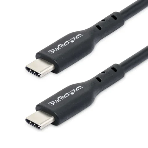 Picture of Startech.Com 1m (3ft) Usb C Charging Cable, Usb-C Cable, Usb 2.0 Type-C Laptop Charger Cord, 60W 3A Power Delivery, Tpe Jacket, Usb-C Data Transfer Cable, M/M - Usb2cc1mnc