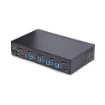 Picture of Startech.Com 4-Port Displayport Kvm Switch, 8K 60Hz / 4K 144Hz, Single Display, Dp 1.4, 2x Usb 3.0 Ports, 4x Usb 2.0 Hid Ports, Push-Button & Hotkey Switching, Taa Compliant - Os Independent, Metal Housing - D86A2-4-PORT-8K-KVM