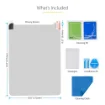 Picture of Startech.Com 4-Way Privacy Screen for 12.9-Inch Ipad Pro, 3rd Gen and Up, for Portrait/Landscape, Touch-Enabled, +/- 30 Deg. View, Blocks Up To 51% Blue Light, Matte - 129IP-PRIVACY-SCREEN