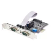 Picture of Startech.Com 2-Port Serial Pcie Card, Dual-Port Pci Express To RS232/RS422/RS485 (DB9) Serial Card, Low-Profile Brackets Incl., 16C1050 Uart, Windows/Linux, Taa Compliant - Level-4 Esd Protection - 2S232422485-PC-CARD