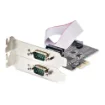 Picture of Startech.Com 2-Port Serial Pcie Card, Dual-Port Pci Express To RS232/RS422/RS485 (DB9) Serial Card, Low-Profile Brackets Incl., 16C1050 Uart, Windows/Linux, Taa Compliant - Level-4 Esd Protection - 2S232422485-PC-CARD