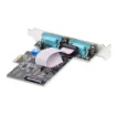 Picture of Startech.Com 2-Port Serial Pcie Card, Dual-Port Pci Express To RS232/RS422/RS485 (DB9) Serial Card, Low-Profile Brackets Incl., 16C1050 Uart, Windows/Linux, Taa Compliant - Level-4 Esd Protection - 2S232422485-PC-CARD