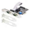 Picture of Startech.Com 2-Port Serial Pcie Card, Dual-Port Pci Express To RS232/RS422/RS485 (DB9) Serial Card, Low-Profile Brackets Incl., 16C1050 Uart, Windows/Linux, Taa Compliant - Level-4 Esd Protection - 2S232422485-PC-CARD