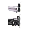 Picture of Startech.Com 4-Port Serial Pcie Card, Quad-Port Pci Express To RS232/RS422/RS485 (DB9) Serial Card, Low-Profile Bracket Incl., 16C1050 Uart, Windows/Linux, Taa Compliant - Level-4 Esd Protection - PS74ADF-SERIAL-CARD