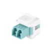 Picture of Startech.Com Lc To Lc Coupler, Lc Fiber Coupler, Lc/Upc Keystone Jack, Duplex Fiber Optic Lc Keystone Coupler for Patch Panel - Dmfkslclccoupler
