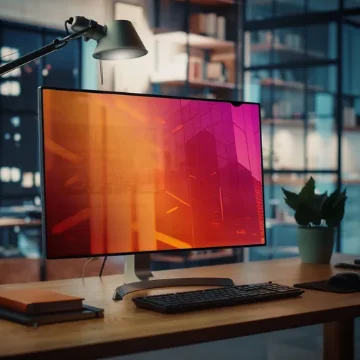 Picture of Startech.Com 24-Inch 16:10 Gold Monitor Privacy Screen, Reversible Filter W/Enhanced Privacy, Glossy Computer Security Filter, Removable Screen Protector/Shield, +/- 30 Deg. - 2461G-PRIVACY-SCREEN