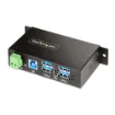Picture of Startech.Com 5G4aindrm-Usb-A-Hub Interface Hub Usb 3.2 Gen 1 (3.1 Gen 1) Type-B 5000 Mbit/S Black - 5G4aindrm-Usb-A-Hub
