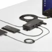 Picture of Startech.Com 5G7aindrm-Usb-A-Hub Interface Hub Usb 3.2 Gen 1 (3.1 Gen 1) Type-B 5000 Mbit/S Black - 5G7aindrm-Usb-A-Hub