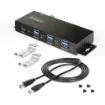 Picture of Startech.Com 5G7aindrm-Usb-A-Hub Interface Hub Usb 3.2 Gen 1 (3.1 Gen 1) Type-B 5000 Mbit/S Black - 5G7aindrm-Usb-A-Hub