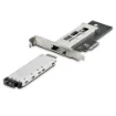 Picture of Startech.Com M.2 Nvme Ssd To Pcie x4 Mobile Rack/Backplane with Removable Tray for Pci Express Expansion Slot, Tool-Less Installation, Pcie 4.0/3.0 Hot-Swap Drive Bay, Key Lock - 2 Keys Included - M2-REMOVABLE-PCIE-N1