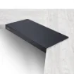 Picture of Startech.Com Clamp-On Steel Desk Corner Sleeve for L-Shaped/Corner Desk, for 0.5-1.5in (12.7-38.1mm) Desks, Increase Space for Keyboard/Mouse, Desk Extender/Tray for Wooden/Steel Desks, Ships Assembled - Dskcrnrslv