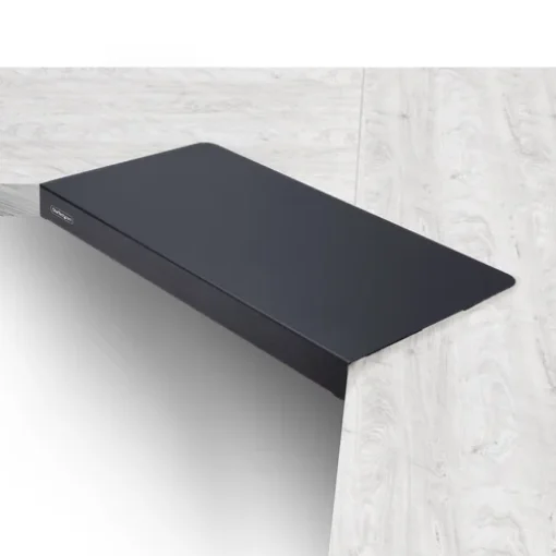Picture of Startech.Com Clamp-On Steel Desk Corner Sleeve for L-Shaped/Corner Desk, for 0.5-1.5in (12.7-38.1mm) Desks, Increase Space for Keyboard/Mouse, Desk Extender/Tray for Wooden/Steel Desks, Ships Assembled - Dskcrnrslv