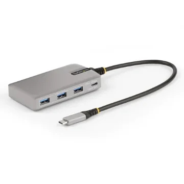 Picture of Startech.Com 4-Port Usb-C Hub with Usb-C Dp Alt Mode Video Output 4K 60Hz - 3x Usb-A, 1x Usb Type-C, 100W Power Delivery Pass-Through, Usb 3.2 10Gbps, 1ft/30cm Cable, Portable Usb Hub - Hb31c3a1cdppd3