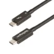 Picture of Startech.Com 3ft (1m) Thunderbolt 4 Cable - 40Gbps - 100W Pd - 4K/8K Video - Intel-Certified Thunderbolt Cable - Compatible W/ USB4/Thunderbolt 3/Usb 3.2/Usb Type-C/Displayport - Tblt4mm1m