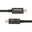 Picture of Startech.Com 3ft (1m) Thunderbolt 4 Cable - 40Gbps - 100W Pd - 4K/8K Video - Intel-Certified Thunderbolt Cable - Compatible W/ USB4/Thunderbolt 3/Usb 3.2/Usb Type-C/Displayport - Tblt4mm1m