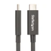 Picture of Startech.Com 6ft (2m) Active Thunderbolt 4 Cable, 40Gbps, 100W Power Delivery, 4K/8K Video, Intel-Certified Thunderbolt Cable - Compatible W/ USB4/Thunderbolt 4/ Usb 3.2/ Usb Type-C/Displayport/Thunderbolt 3 - A40G2MB-TB4-CABLE
