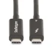 Picture of Startech.Com 6ft (2m) Active Thunderbolt 4 Cable, 40Gbps, 100W Power Delivery, 4K/8K Video, Intel-Certified Thunderbolt Cable - Compatible W/ USB4/Thunderbolt 4/ Usb 3.2/ Usb Type-C/Displayport/Thunderbolt 3 - A40G2MB-TB4-CABLE