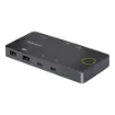 Picture of Startech.Com 2-Port Usb-C Kvm Switch, Single-4K 60Hz Hdmi Monitor, Dual-100W Power Delivery Pass-Through Ports, Bus Powered, Usb Type-C/USB4/Thunderbolt 3/4 Compatible - Small Form Factor - C2-H46-UC2-PD-KVM