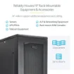 Picture of Startech.Com 4-Post 42U Server Rack Cabinet, 19" Data Rack Cabinet for Computer / Av / It Equipment Mount, Rack Server Enclosure with Casters, Full Size Industrial Network Storage - RK4236BKB