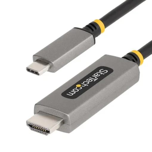 Picture of Startech.Com 3ft (1m) Usb-C To Hdmi Adapter Cable, 8K 60Hz, 4K 144Hz, HDR10, Usb Type-C To Hdmi 2.1 Video Converter Cable, Usb-C Dp Alt Mode/USB4/Thunderbolt 3/4 Compatible - Usb-C Laptop To Hdmi Monitor - 134B-USBC-HDMI211M