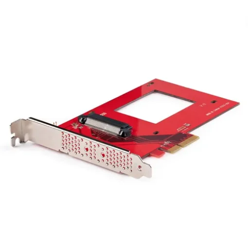 Picture of Startech.Com U.3 To Pcie Adapter Card, Pcie 4.0 x4 Adapter for 2.5" U.3 Nvme Ssds, Sff-Ta-1001 Pci Express Add-In Card for Desktops/Servers, Taa Compliant - Os Independent - Pex4sff8639u3