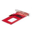 Picture of Startech.Com U.3 To Pcie Adapter Card, Pcie 4.0 x4 Adapter for 2.5" U.3 Nvme Ssds, Sff-Ta-1001 Pci Express Add-In Card for Desktops/Servers, Taa Compliant - Os Independent - Pex4sff8639u3