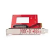 Picture of Startech.Com U.3 To Pcie Adapter Card, Pcie 4.0 x4 Adapter for 2.5" U.3 Nvme Ssds, Sff-Ta-1001 Pci Express Add-In Card for Desktops/Servers, Taa Compliant - Os Independent - Pex4sff8639u3