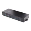 Picture of Startech.Com 16-Port Industrial Usb 3.0 Hub 5Gbps, Metal, Din/Surface/Rack Mountable, Esd Protection, Terminal Block Power, Up To 120W Shared Usb Charging, Dual-Host Hub/Switch - 5G16ainds-Usb-A-Hub