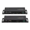 Picture of Startech.Com 4K Hdmi Over Fiber Extender Kit, 4K 60Hz Up To 3300ft/1km (Single Mode) or 1000ft/300m (Multimode) Lc Fiber Optic, Hdr, Hdcp, 3.5mm Audio/RS232/IR Extender, Transmitter and Receiver Kit - St121hd20fxa2