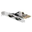 Picture of Startech.Com 2-Port Pci Express Serial Interface Card, Dual Port Pcie To RS232 (DB9) Serial Card, 16C1050 Uart, Low/Full Profile Brackets, Com Retention, for Windows/Linux - 21050-Pc-Serial-Lp